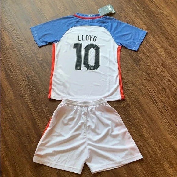 LLOYD USA Soccer Jersey and Shorts Nike Set XS/S New - Picture 2 of 11